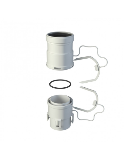 Kit União Tubo Flexível Corrugado PP